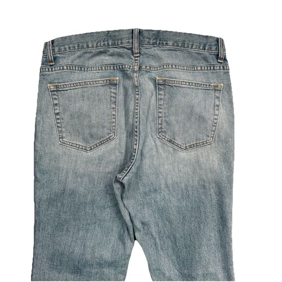 Y2K Gap Long And Lean Jeans 12 (32x31) Light Wash Blue Mid Rise Stretch Womens - Picture 8 of 10